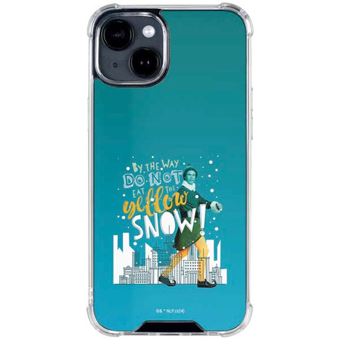 Elf Buddy Don’t Eat Yellow Snow iPhone 14 Clear Case